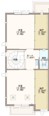 2号2階間取り