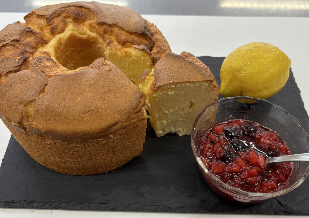 12月清川レモンシフォンケーキ